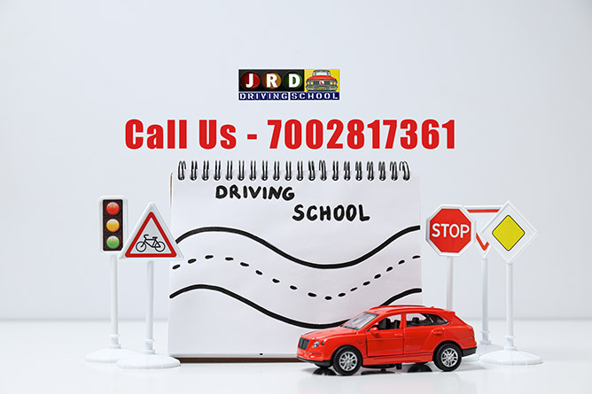 JRD Motor Driving School - Dial our contact number 7002817361 for expert driving education and guidance.