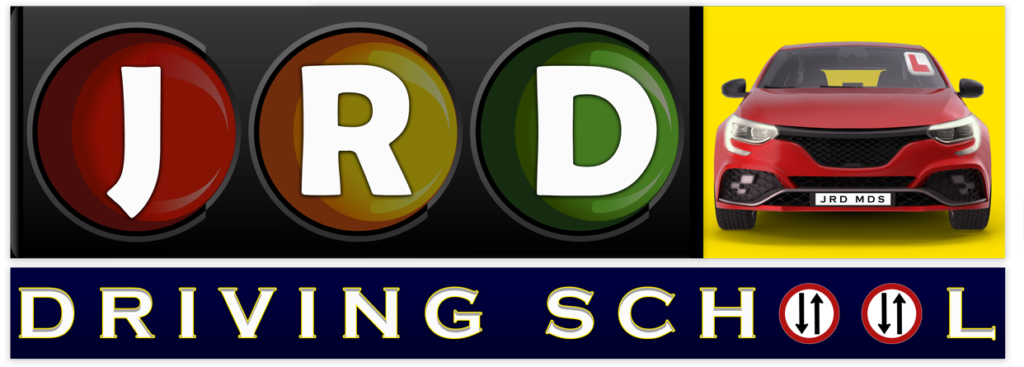 JRD Motor Driving School logo.